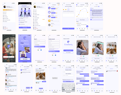 Chamberly - Express Yourself, a venting application app branding design figma graphic design illustration logo ui uiux vector