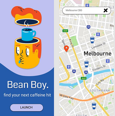 UX Design - Map Search Application design user experience design ux