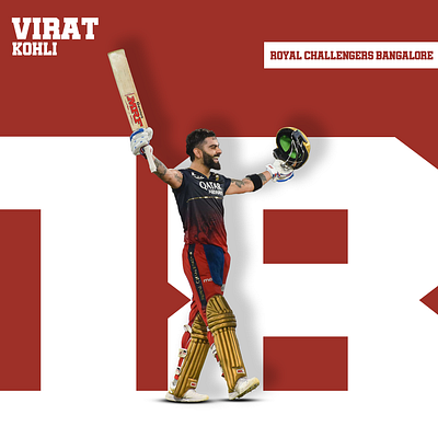 Virat Kohli poster design graphic design
