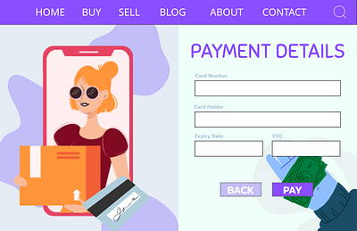 UX Design - eCommerce Payment Page design ui user experience design ux website design