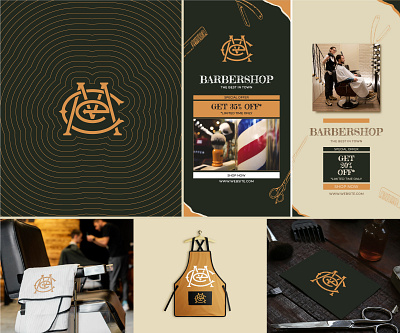 Sharp & Sophisticated adobe artist artwork barber brand identity branding brandingdesign business design graphic design graphics identity illustration logo logo design logobrand logoconcept logoideas logos logotype