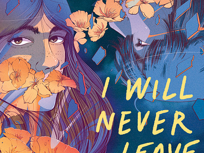 I Will Never Leave You X Carolina Rodriguez Fuenmayor book cover characters comic drawing publishing