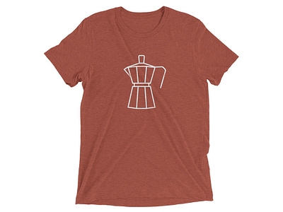 moka pot shirt branding coffee icon moka pot t shirt tee