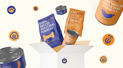 CELA PAW pet food packaging | by BEAN CREATIVE® animal bean creative brand application brand design brand identity branding branding agency food packaging graphic design identity design mockup packaging packaging design pet care pet food practical branding practical identity vietnam