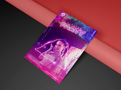 Summer Night Club Party Flyer Design advertisement app brand design brand identity branding design flyer design graphic design illustration logo marketing minimal motion graphics social media post typography ui ux vector visual identity web