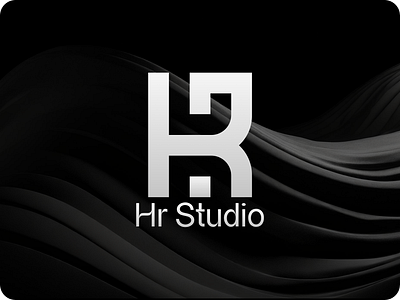 HR Logo design black and white black logo branding design logo hr logo hrm logo logo logo design logo hrm mrh rm logo