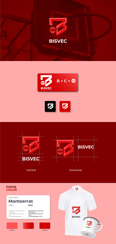construction logo design custom logo design - BISVEC brand branding design graphic design identity logo vector