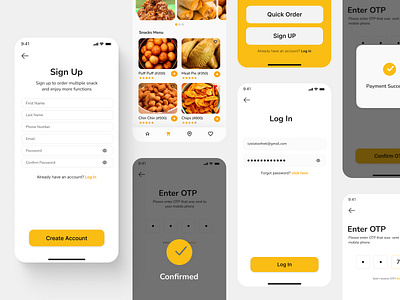 Pika Mobile Application Design app design design mobile acreen mobile application onboardingm screen snack application snacks ui uiux user experience user interface ux ux design