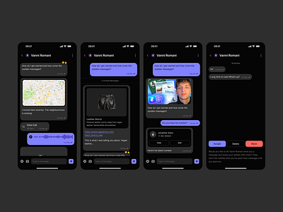 Chat/Messages android chat clean design system download figma framer free ios messaging messenger minimal mobile mwssaging remix ui kit