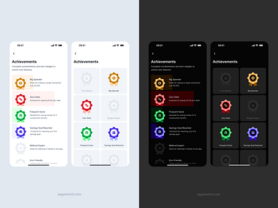 Achievements achievement clean dark design system download figma framer free gamification kit light medal minimal remix ui ui kit