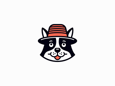 Dog With Hat Logo by Lucian Radu on Dribbble