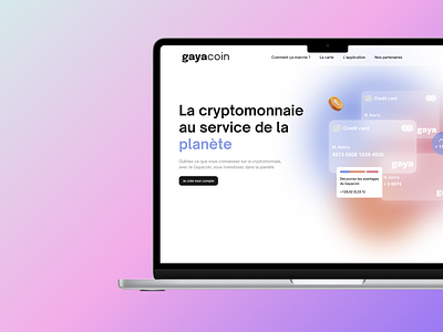 Webdesign - Gayacoin design ui webdesign