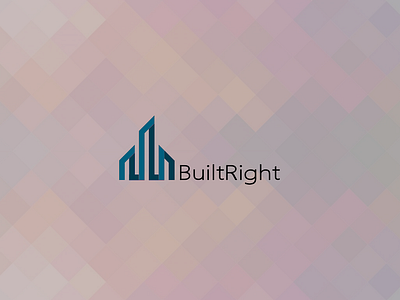 BuiltRight-Minimalistic-1600 app branding design graphic design illustration logo logos typography ui vector