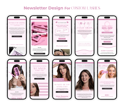 Skincare Email Design for Australian Brand email design email newsletter design eyecare email template graphic design html and css klaviyo email template mailchimp newsletter modern and trendy email design skincare email design