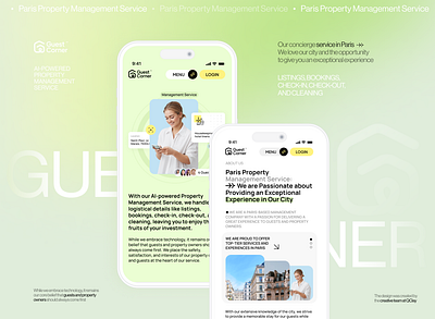 Property Management Service agency app design app design inspiration application blog booking clean design house houses management mobile design news property rent saas service