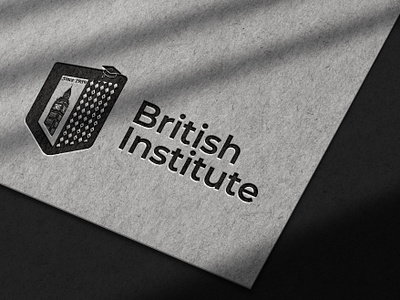 British Institute Logo branding graphic design logo logo design