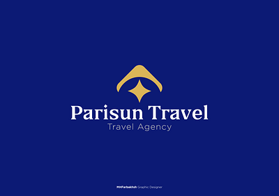 Parisun Travel Logo Design branding design graphic design illustration logo logotype typography vector