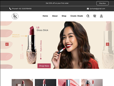 Lip Shade design graphic design illustration ui