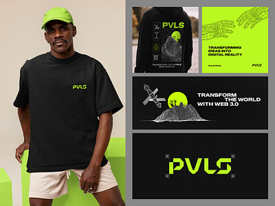 Branding for PVLS - Transforming Ideas into Digital Reality brand brand identity branding colorful design digital graphic design icon identity illustration it logo logo design logos modern logo software tech tech company tech logo ui