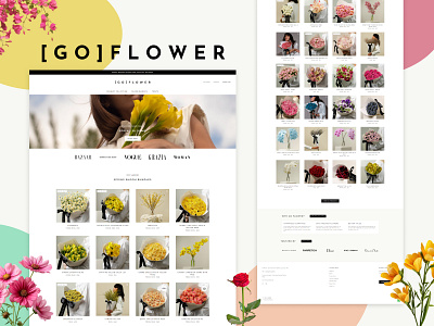 Flower eCommerce Website UIUX design figma flowers flowerswebsiteuiux flowerwebsite ui uiux user interface webdesign website websiteuiux webui