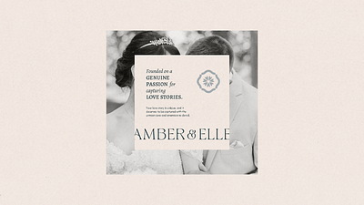 Wedding photographer luxury refined logo design branding couple design feminine graphic design love luxury minimal photography refined wedding