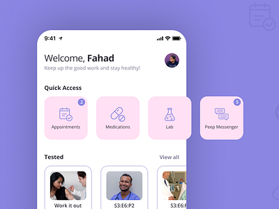 Multi Features Healthcare App appointments disease resources health management healthcare app intuitive navigation lab results medication management ui ux user experience