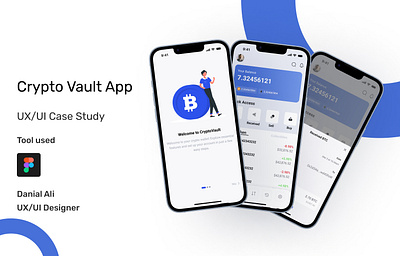 Crypto Mobile App Case Study app design case study crypto crypto app crypto mobile app figma ui uiux user experience user interface ux