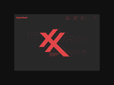 ExxonMobil | Corporate Site Redesign animation branding exxonmobil ui корпоративный сайт