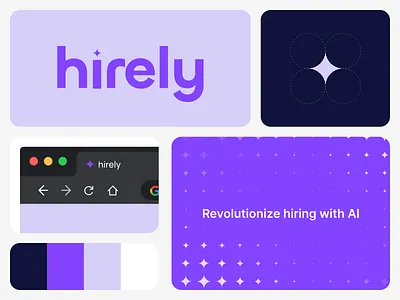 Hirely AI - Logo Design airecruitment aitechnology artificial intelligence branding deep learning digitalrecruitment employmentsolutions figma hiring hr hr hiring hrplatform hrtech logodesign machine learning machinelearning modern powerfull ai saas uiux