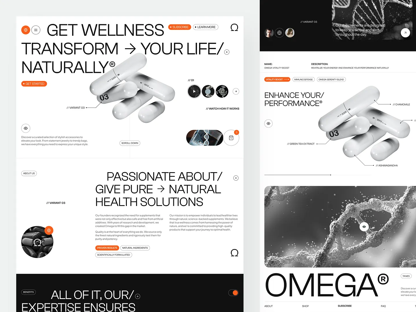 Innovative Lifestyle Website Design for Wellness and Health