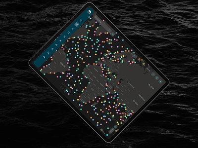 Maritime Vessel Tracking | Desktop App app desktop app logictics maritime ocean sea ui ux vessel
