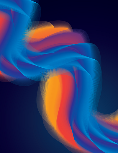 Abstract Wave design graphic design illustration vector