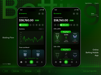 Online Betting App UI/UX Design bet app casino casino betting football app gambling gaming mobile app online betting online casino sport app sport betting sport book sport product ui ux