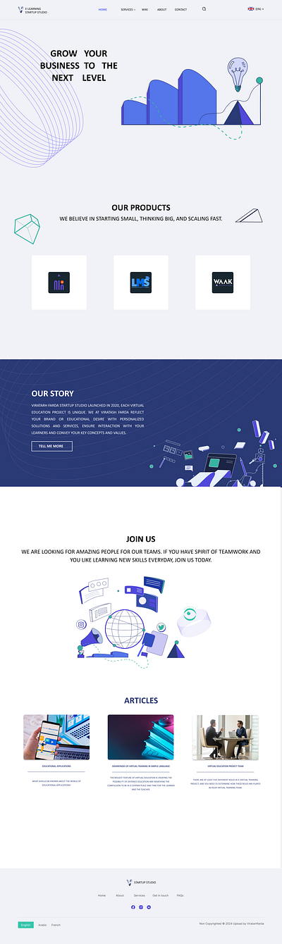 Landing Page for VIRA