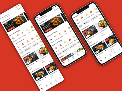 Food Delivery Mobile App Design app design delivery app food food app ui design