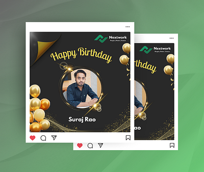 Birthday Wishes Social Media Post Design birthday wishes birthday wishes design celebration creative social media creative social mediapost happy birthday design social media design social media post design socialmedia ui unique social media post