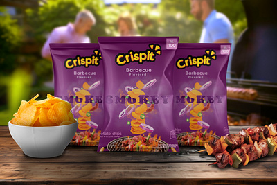 A packaging design project for"Crispit". adobe branding creative work graphic design illustrator logo packaging design packaging design for chips brand photoshop