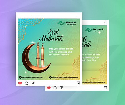 Eid Mubarak Social Media Post Design creative social media ads design eid festival eid mubarak eid mubarak design eid mubarak post festival design graphic design illustration instagram post logo social media post social media post design unique social media post