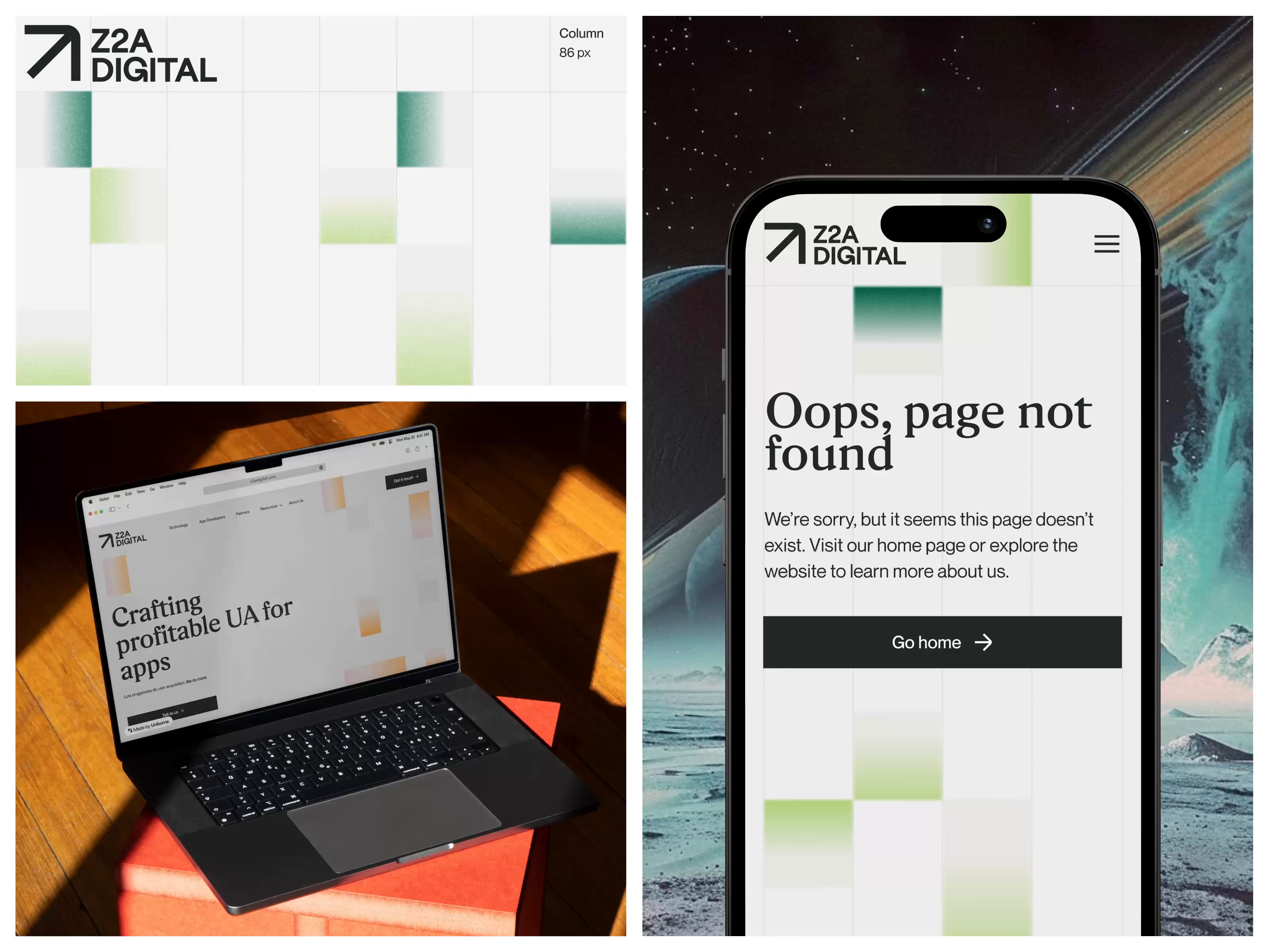 Example of Z2A Digital - Website