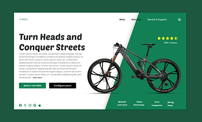 E-BIKES WEBSITE DESIGN app branding design dribble figma graphic design illustration logo ui uiux uiweb ux uxdesign vector webdeign website websitedesign