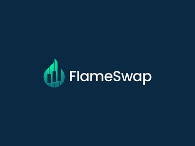 Flame ai brand branding crypto design elegant fire flame graphic design logo logo design logo designer logodesign logodesigner logotype modern saas swap trading web3