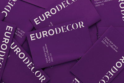 Euro Decor Rebranding alexeymalina b2b branding brochure design corporate design euro decor lettering malina branding wallcoverings brand wallpaper brand wallpaper logo