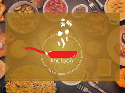 Khatoon Food branding design food graphic illusration logo