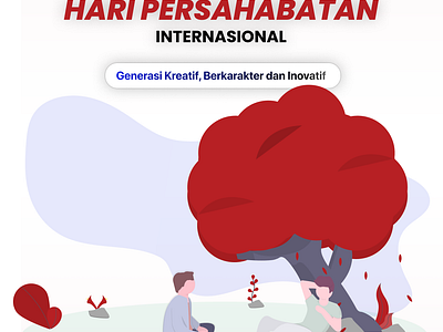 Hari Persahabatan Internasional graphic design haripersahabataninternasional poster undraw