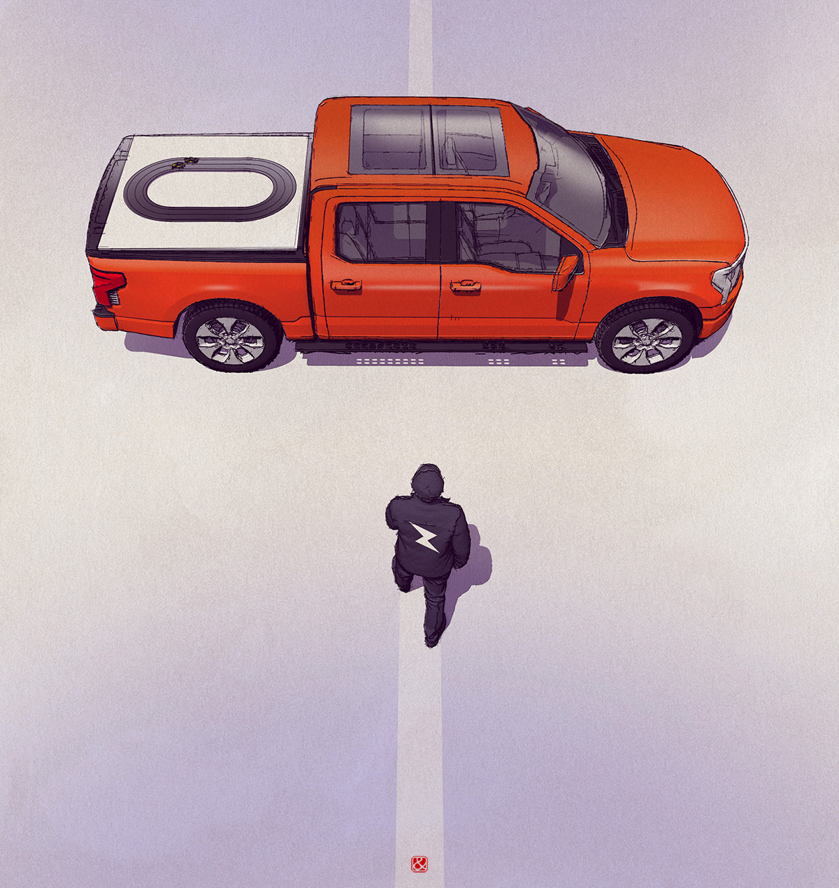 Example of F-150 Lighting illustration