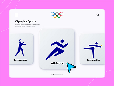 Olympic Sports 🏅 animation branding cycling design design asset graphic design iconscout illustration lottie lottie animation motion motion graphics olympics rowing running sports swimming tennis vector