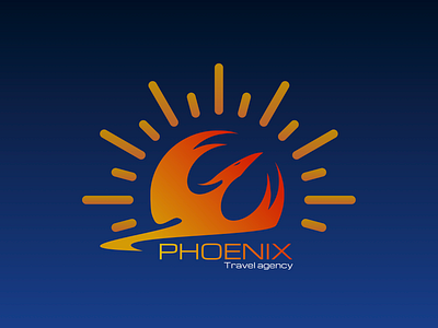 Phoenix Travel Agency branding graphic design logo