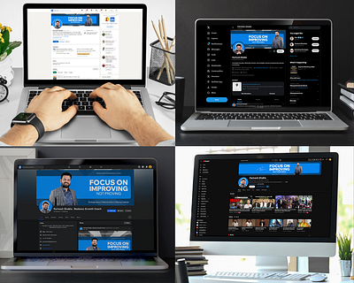 Social Media Kit Design for Parivesh Shukla - Business Coach facebook cover facebook cover design instagram icons linkedin banner profile images social media creatives social media designs twitter banner youtube cover