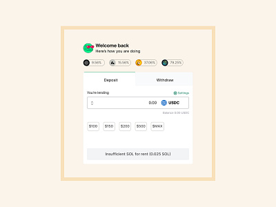 Deposit feature for LULO animation dailyui ui ux