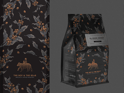 TB & TB Coffee Packaging artisan coffee cafe coffee coffee beans coffee branches coffee label coffee label design coffee packaging coffee shop copper foil finish espresso product design roasters roastery scratchboard specialty coffee tea vintage